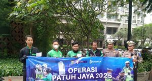 OPS Patuh Jaya 2025 Satlantas Jakarta Barat Gelar Penyuluhan Bagi Ojek Online
