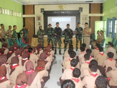 Kodim 0723/Klaten Bersama Akmil Berikan Wawasan Kebangsaan Serta Sosialisasi Profesi TNI Kepada Siswa SMA Di Klaten