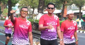 Peringati Hari Jadi Kabupaten Klaten Ke-221 Dan Hut PT BPR Bank Klaten Ke-74, Dandim 0723/Klaten Hadiri Bank Klaten Fun Run