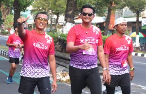 Peringati Hari Jadi Kabupaten Klaten Ke-221 Dan Hut PT BPR Bank Klaten Ke-74, Dandim 0723/Klaten Hadiri Bank Klaten Fun Run