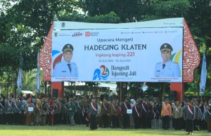 Upacara Hadeging Klaten Ke-221 Digelar Di Alun-Alun Kabupaten, Dandim 0723/Klaten Ucapkan Ini