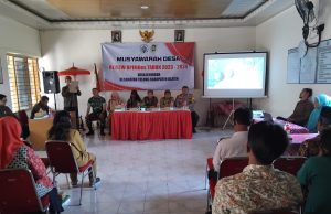 Babinsa Koramil 16/Tulung Hadiri Musyawarah Desa Kiringan Klaten Bahas Pembangunan Desa