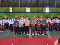 Dalam Rangka MPLS, Dandim 0723/Klaten Berikan Materi Wawasan Kebangsaan Siswa Baru SMA Negeri 1 Karanganom