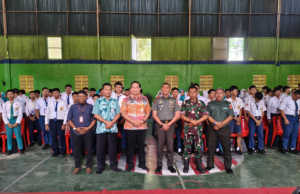 Dalam Rangka MPLS, Dandim 0723/Klaten Berikan Materi Wawasan Kebangsaan Siswa Baru SMA Negeri 1 Karanganom