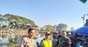 Festival Memet Ikan Desa Gemblegan 2025 Digelar, Koramil 01/Kota Klaten Dan Polsek Kalikotes Amankan Acara