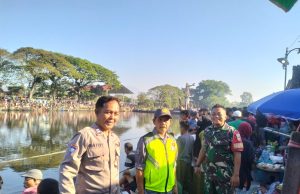 Festival Memet Ikan Desa Gemblegan 2025 Digelar, Koramil 01/Kota Klaten Dan Polsek Kalikotes Amankan Acara