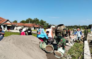 TMMD Kodim Klaten: Gotong Royong Betonisasi Langkah Nyata Menuju Desa Maju Dan Sejahtera