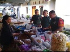 Cek Harga Sembako, Koramil Jogonalan Pantau Pasar Kraguman Klaten