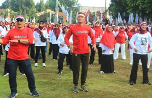 Senam Merah Putih Anti Korupsi Tahun 2025: Wujud Sinergi Untuk Klaten Sehat Dan Bebas Korupsi