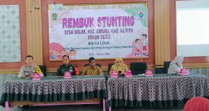 BATU LIMA, Desa Balak Cawas Klaten Satukan Langkah Lawan Stunting