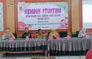BATU LIMA, Desa Balak Cawas Klaten Satukan Langkah Lawan Stunting
