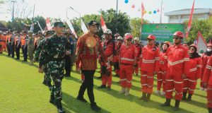 Kodim dan Pemkab Klaten Gelar Apel Kesiapsiagaan Bencana Alam
