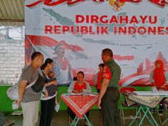 Babinsa Klaten Dampingi Posyandu, Wujud Sinergi TNI Dan Masyarakat Dalam Menjaga Kesehatan Balita