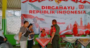 Babinsa Klaten Dampingi Posyandu, Wujud Sinergi TNI Dan Masyarakat Dalam Menjaga Kesehatan Balita