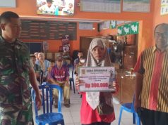 Babinsa Koramil 23/Ceper Kawal Penyaluran BLT Dana Desa Di Srebegan Ceper Klaten