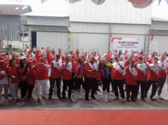 Puspetasari Group Rayakan Hari Ulang Tahun Kemerdekaan RI ke-80 Gelar Senam Sehat.