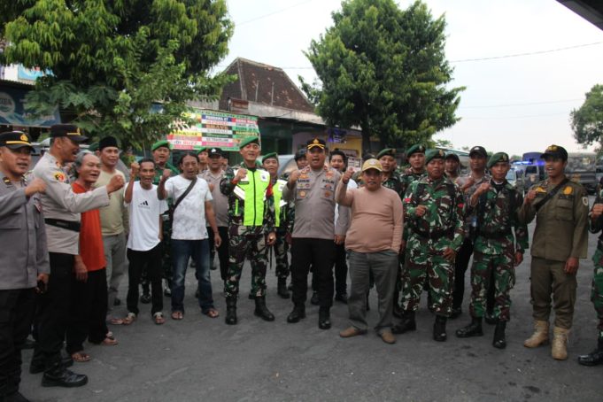 Kodim 0723/Klaten Lakukan Patroli Damai, Pastikan Keamanan Dan Kenyamanan Masyarakat