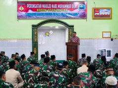 Kodim 0723/Klaten Peringati Maulid Nabi Muhammad SAW: Membangun Karakter Personel TNI Prima Melalui Sunnah Rasulullah SAW