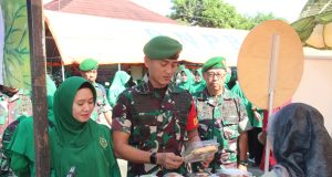 Kodim 0723/Klaten Gelar Karya Bakti Teritorial Prima Lewat Bakti Kesehatan, Bazar Murah Dan Baksos