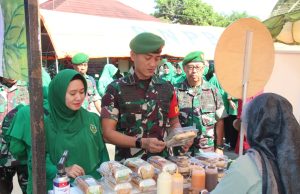 Kodim 0723/Klaten Gelar Karya Bakti Teritorial Prima Lewat Bakti Kesehatan, Bazar Murah Dan Baksos
