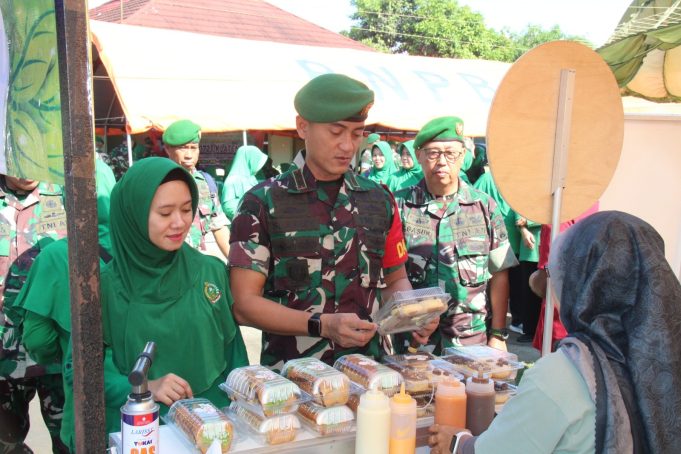 Kodim 0723/Klaten Gelar Karya Bakti Teritorial Prima Lewat Bakti Kesehatan, Bazar Murah Dan Baksos
