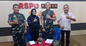 Podcast Dandim 0723/Klaten Di RSPD, Sosialisasikan Penerimaan Bintara Dan Tamtama TNI AD 2025