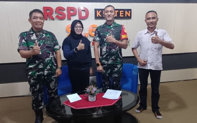 Podcast Dandim 0723/Klaten Di RSPD, Sosialisasikan Penerimaan Bintara Dan Tamtama TNI AD 2025