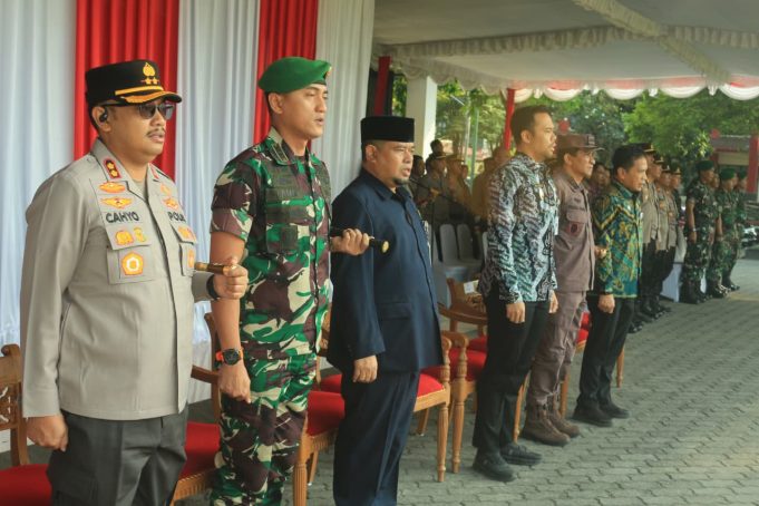 Penguatan Peran Satlinmas, Kabupaten Klaten Gelar Apel PAM Swakarsa