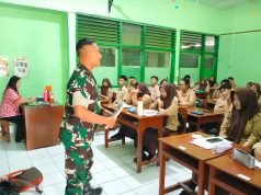 Rekrutmen TNI AD 2025 Dibuka, Babinsa Koramil Kebonarum Sosialisasikan Penerimaan Prajurit TNI AD Tahun 2025 Di SMAN