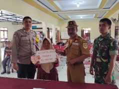 Babinsa Kebonarum Kawal Penyaluran BLT Dana Desa Tahap IX Desa Jetis Klaten Selatan