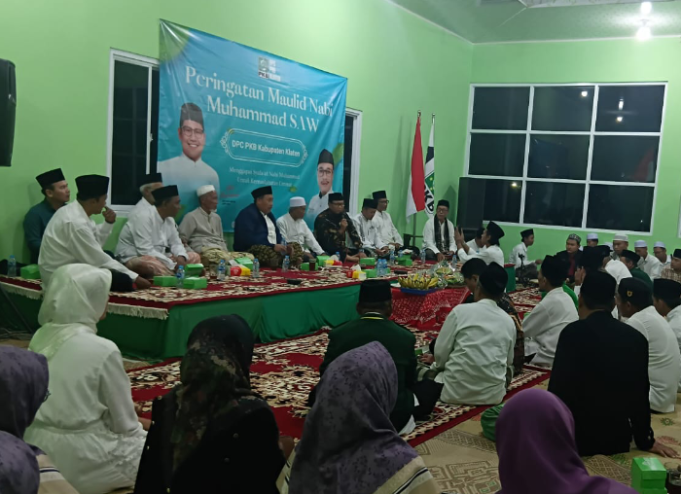 DPC PKB Kabupaten Klaten Peringati Maulid Nabi Muhamad SAW Sekaligus Tasyakuran Gedung Baru.