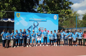 Peringati Hari Jadi Perumda Tirta Merapi Kabupaten Klaten ke 48 Gelar Fun Game Tenis Lapangan