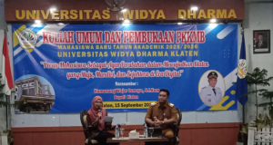 Kuliah Umum Dan Pembukaan PKKMB Unwidha Tahun Akademik 2025/2026 Menuju Era Digital