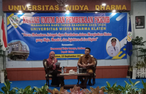 Kuliah Umum Dan Pembukaan PKKMB Unwidha Tahun Akademik 2025/2026 Menuju Era Digital