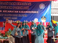 Evaluasi 10 Program Pokok PKK Desa Jagalan Kecamatan Karangnongko