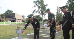 Kodim 0723/Klaten Gelar Ziarah Nasional Di TMP Ratna Bantala Peringati HUT Ke-80 TNI