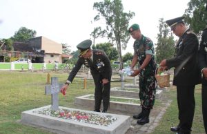 Kodim 0723/Klaten Gelar Ziarah Nasional Di TMP Ratna Bantala Peringati HUT Ke-80 TNI