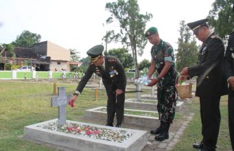 Kodim 0723/Klaten Gelar Ziarah Nasional Di TMP Ratna Bantala Peringati HUT Ke-80 TNI