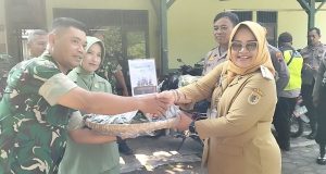HUT Ke-80 TNI Dan HUT Ke-75 Kodam IV/Diponegoro, Forkopimcam Klaten Utara Anjangsana Ke Koramil 24/Klaten Utara