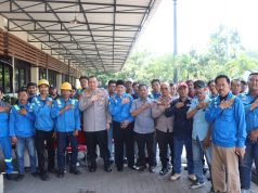 “Bakti Sosial Polres Priok berikan bantuan kepada Buruh Tenaga Kerja Bongkar Muat Pelabuhan”