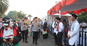 Polisi Kerahkan 1.722 Personel Melayani Aksi Solidaritas Palestina di Monas