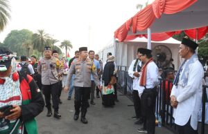 Polisi Kerahkan 1.722 Personel Melayani Aksi Solidaritas Palestina di Monas