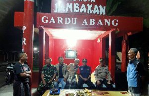 Sinergitas TNI Dan Muspika, Monitoring Pos Kamling Empat Desa Di Bayat Klaten