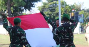 Kodim 0723 Klaten Gelar Upacara Bendera 17-an, Dandim Sampaikan Ini