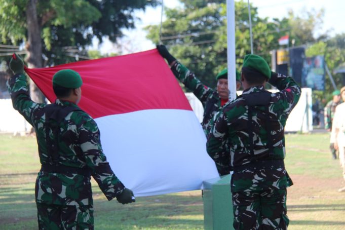 Kodim 0723 Klaten Gelar Upacara Bendera 17-an, Dandim Sampaikan Ini