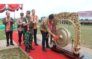 Bupati Klaten Buka Karya Bakti Mandiri Klaten Bersinar Ke-XXXI Di Desa Gondangsari Juwiring