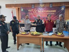 Kapolsek Makasar Hadiri HUT dan Silaturahmi FKPM Polres Metro Jakarta Timur
