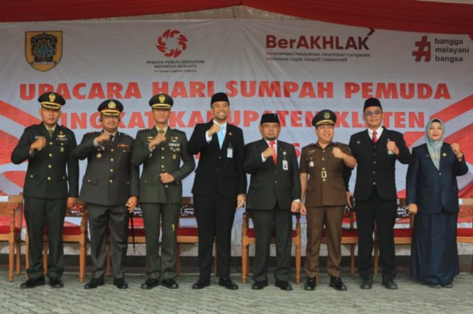 Upacara Sumpah Pemuda Ke-97 Di Klaten, Pemuda Bergerak Untuk Indonesia Bersatu