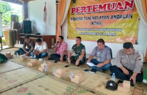 Sinergi Ketahanan Pangan, Bati Tuud Koramil Prambanan Hadiri Pertemuan KTNA Kecamatan Prambanan Klaten