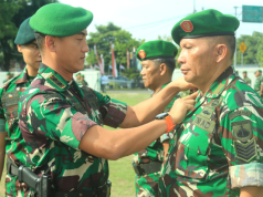 Kodim Klaten Gelar Upacara Kenaikan Pangkat Bintara Dan Tamtama, Dandim: Naik Pangkat Adalah Kehormatan Sekaligus Amanah